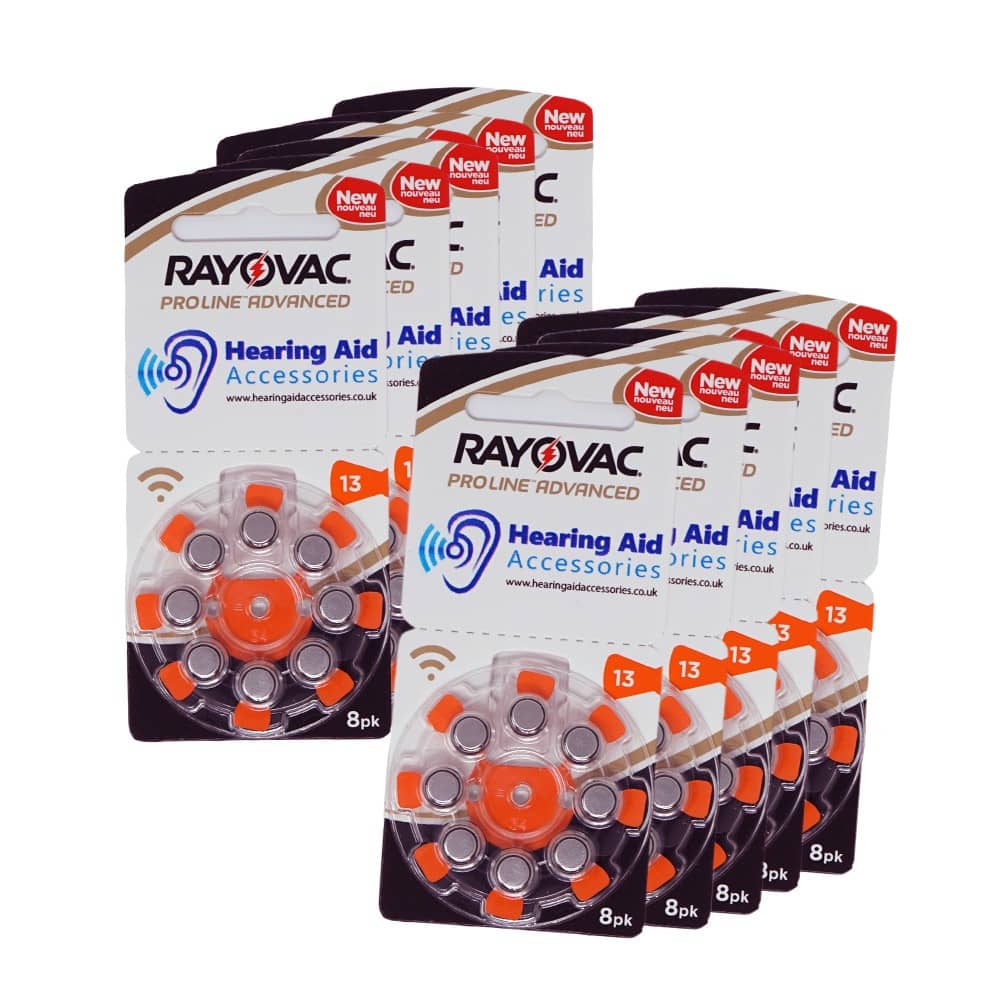 Rayovac ProLine Advanced Hearing Aid Batteries Size 13 