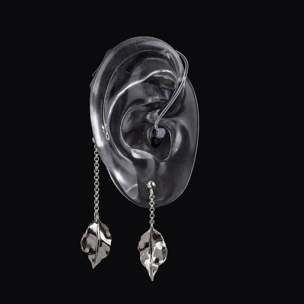 silver buds deafmetal jewellery for hearing aids
