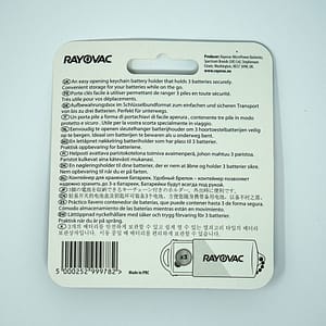 Rayovac Hearing Aid Battery Holder Case