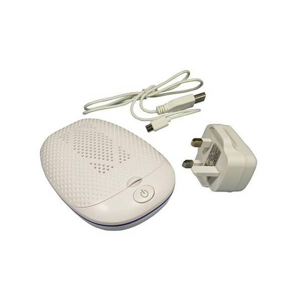 hearing aid portable dryer with plug and wires