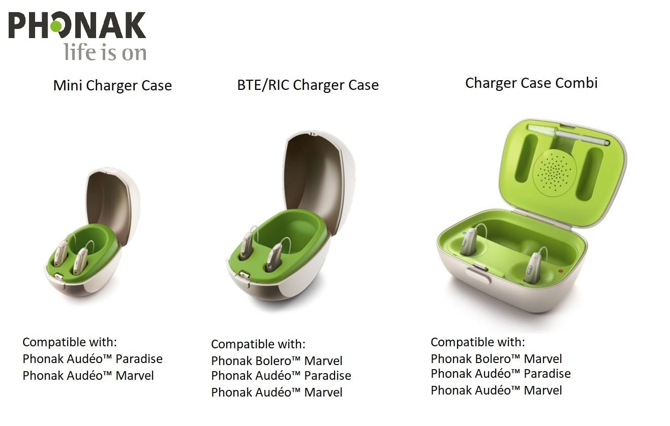 Phonak Marvel Ladeger T Case Combi F R Marvel Geh Ren AIDS EBay   Phonak Chargers 