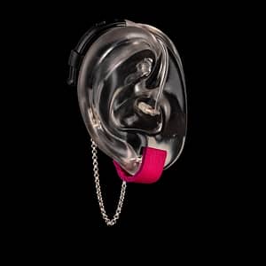 DeafMetal® Safety Penny Pink – Hearing Aid Jewellery