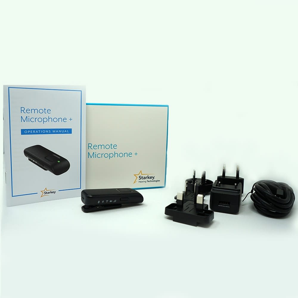Starkey Livio 2.4Ghz Remote Microphone + Hearing Aid Accessories