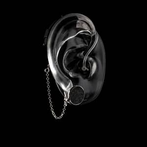DeafMetal® Clip On Leather – Hearing Aid Jewellery