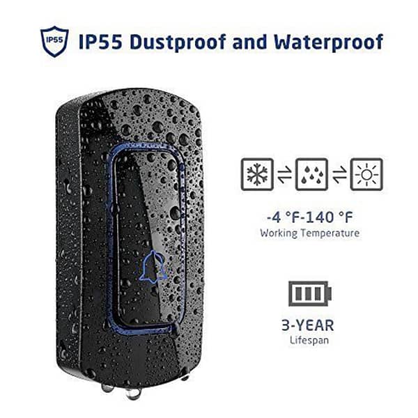 waterproof novete doorbell