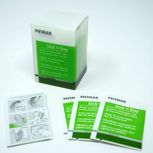 Phonak Stick ‘n Stay: Sticker Pads for Hearing Aids