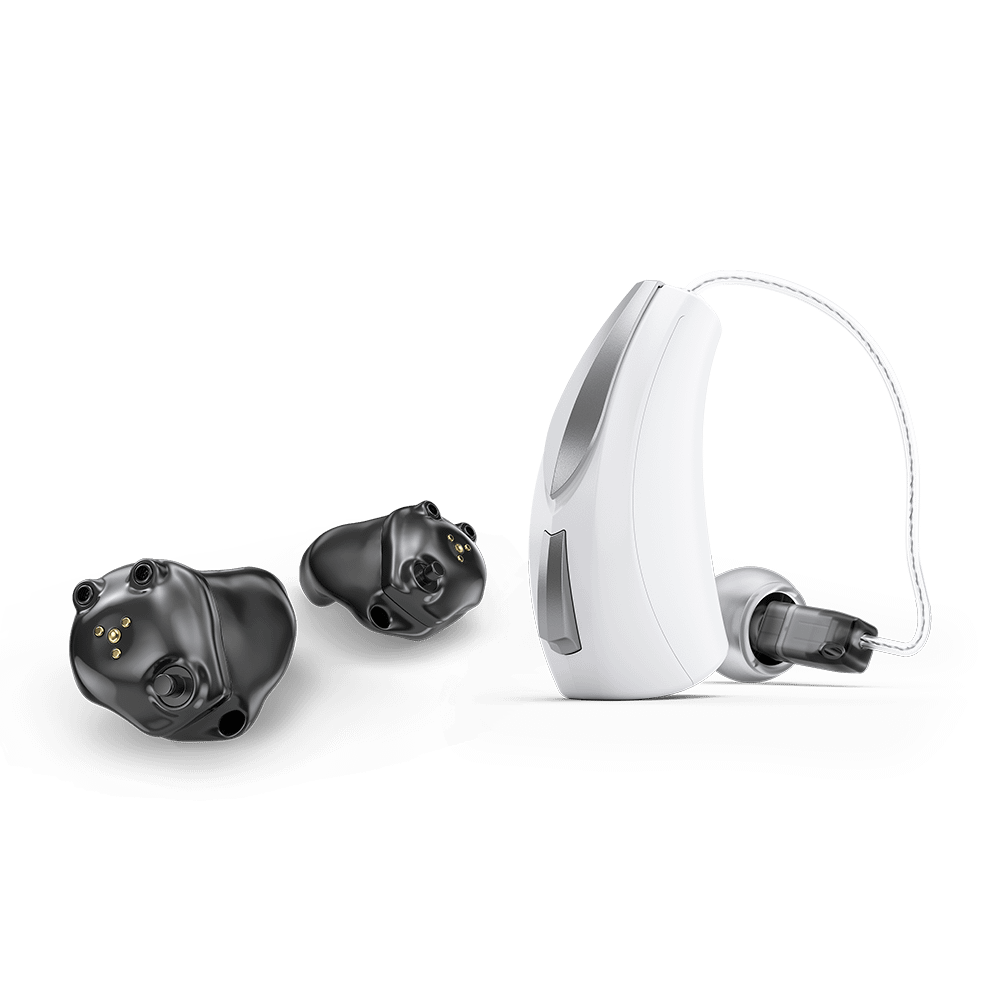 Starkey In Ear Hearing Protection & A White Hearing Aid
