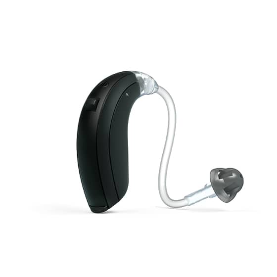GN Resound Enya Black hearing aid