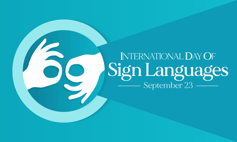 International Day of Sign Languages Graphic