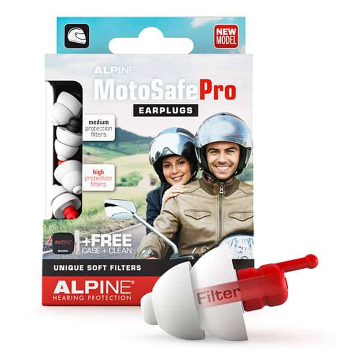 spel Sandy Grootte Alpine MotoSafe Pro Earplug Set - Hearing Aid Accessory