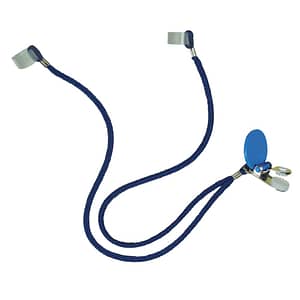 hearing aid retention cord and clip