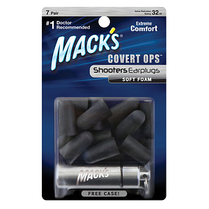 Mack’s Shooters Covert Ops, Soft Foam Ear Plugs – 7 Pairs