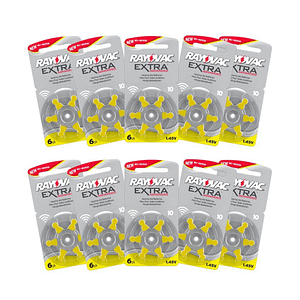 RAYOVAC Extra Hearing Aid Batteries Size 10 Box of 10