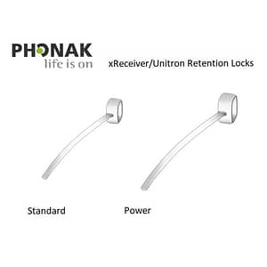 Phonak Retention Locks for xReceiver/Unitron …
