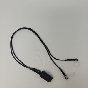 Hearing aid retention cord and clip