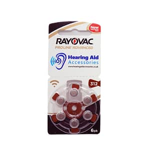 Rayovac ProLine Advanced Hearing Aid Batteries Size 312