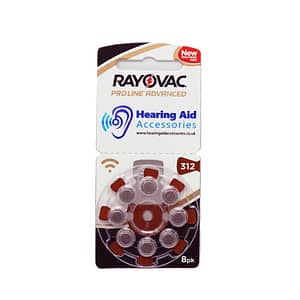Rayovac ProLine Advanced Hearing Aid Batteries Size 312