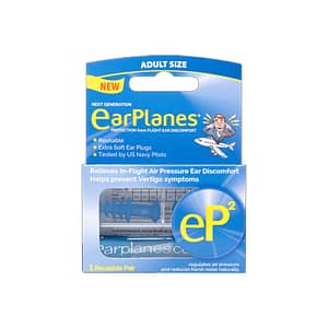 EarPlanes eP2 Protection From Flight Ear Disc…
