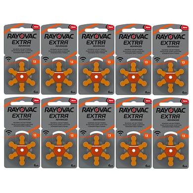 RAYOVAC Extra Hearing Aid Batteries Size 312 Box of 10 - Hearing Aid  Accessory