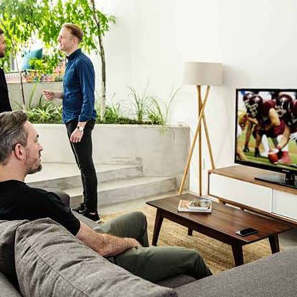tv play in use