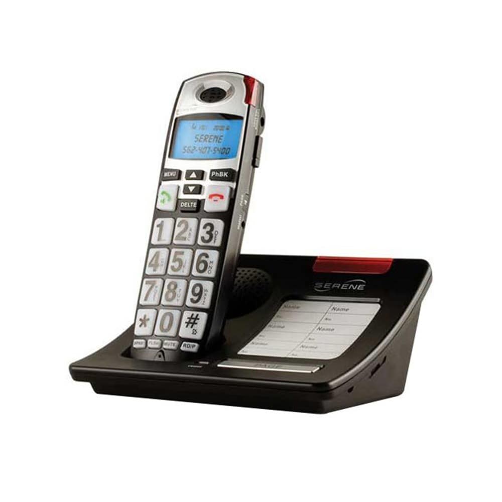 SERENE Big Button Loud Volume CL35 Cordless Phone Hearing Aid