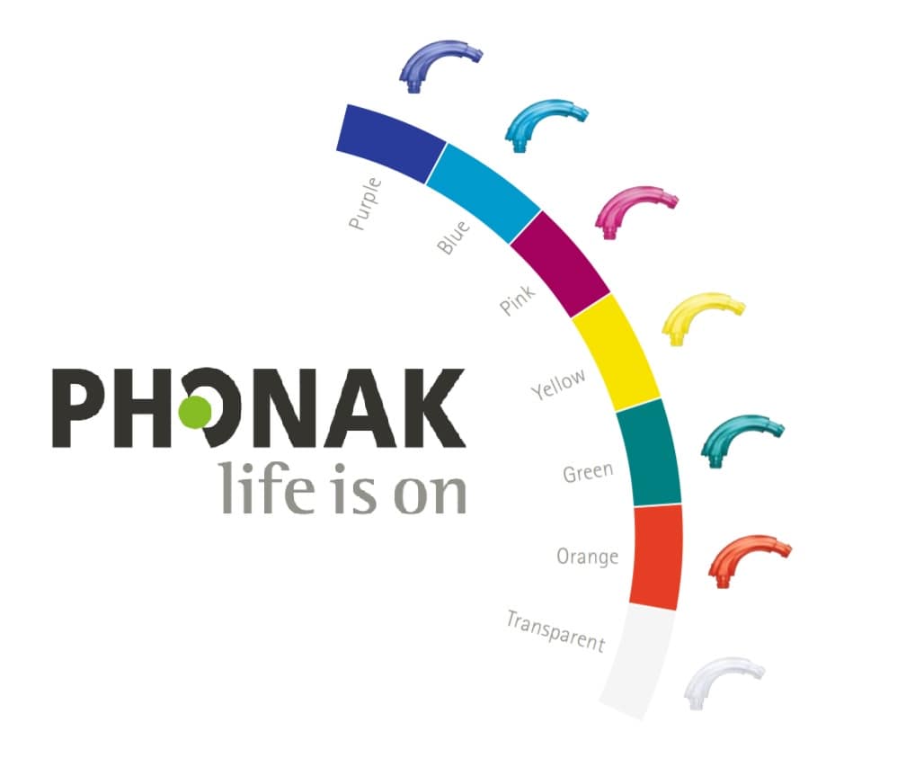 Phonak Coloured Ear Hooks Hearing Aid Accessories