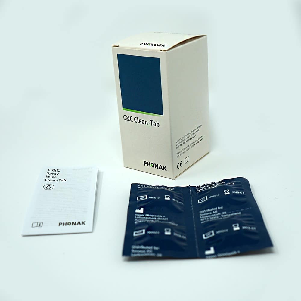 Phonak C&C CleanTab, Cleaning Tablets Hearing Aid Accessories