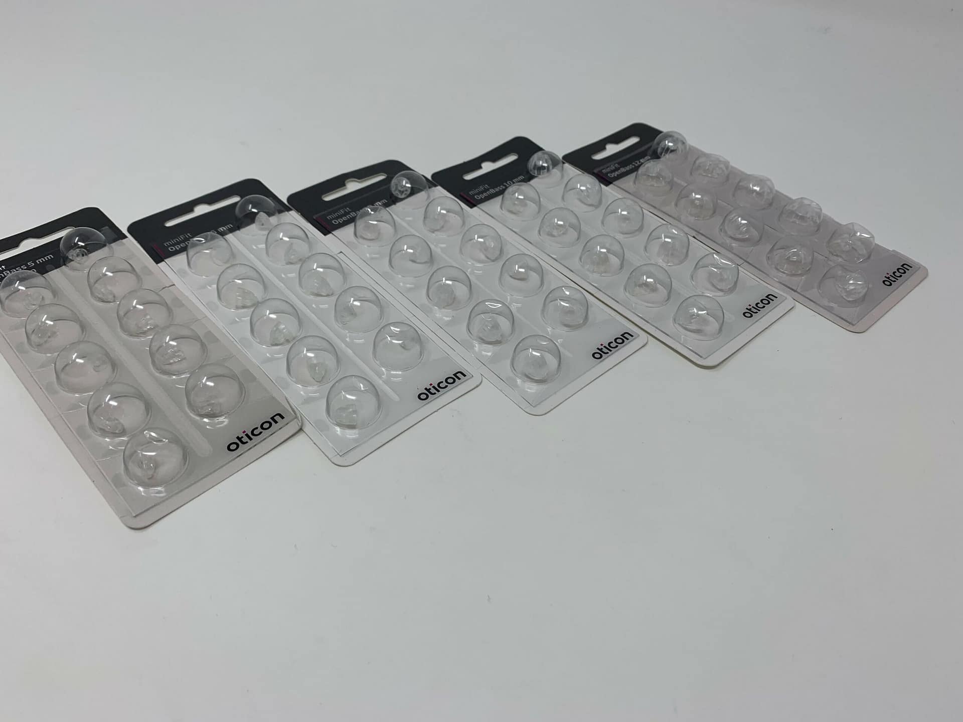 Oticon MiniFit Bass Hearing Aid Domes for More & Alpha Hearing Aids