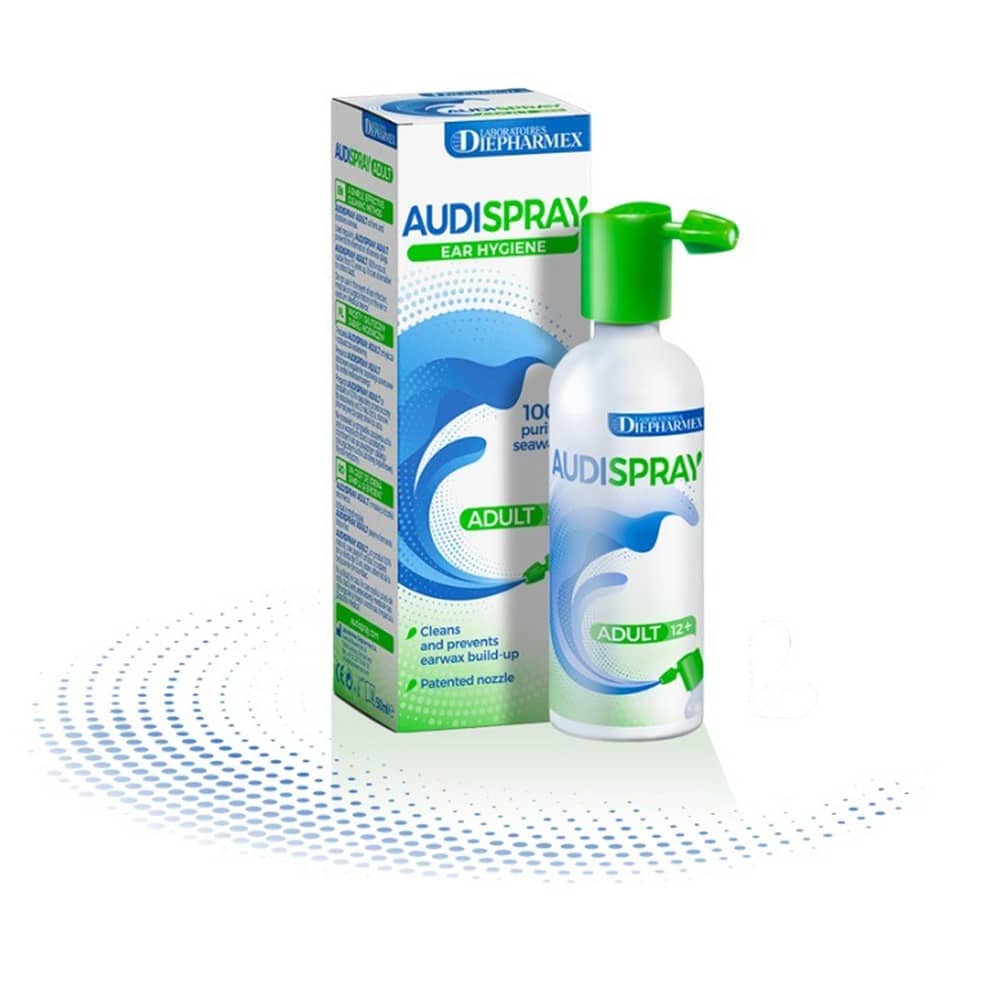 Audispray Adult Ear Hygiene - Ear Wax Spray - Hearing Aid Accessory