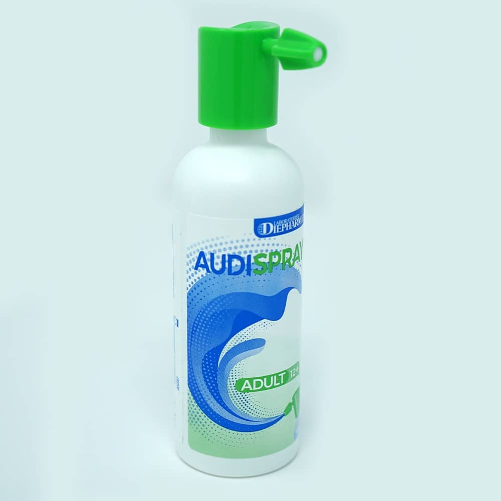 Audispray Adult Ear Hygiene - Ear Wax Spray - Hearing Aid Accessory
