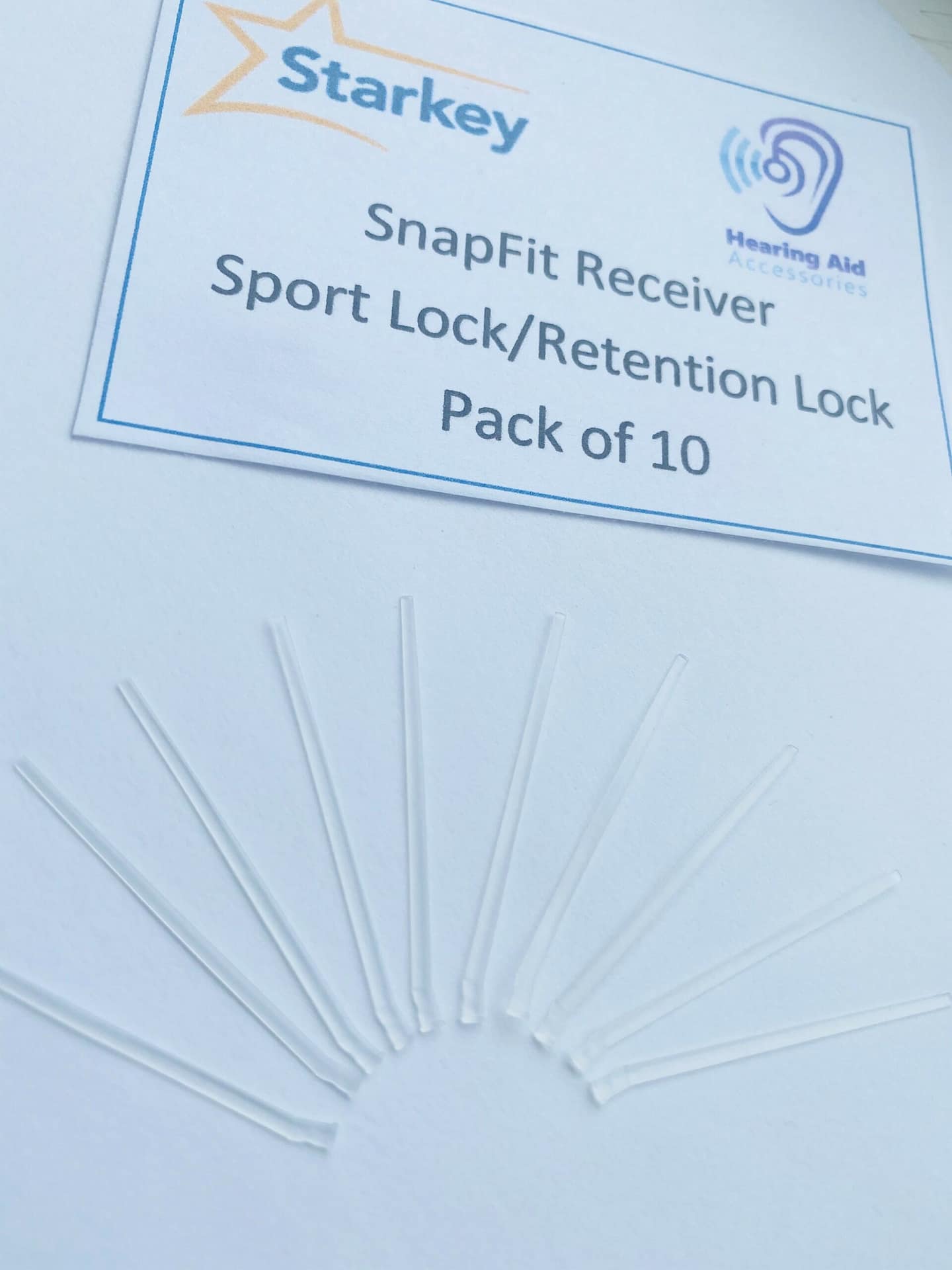Starkey Sports Lock/Retention Locks 10pack Hearing Aid Accessory